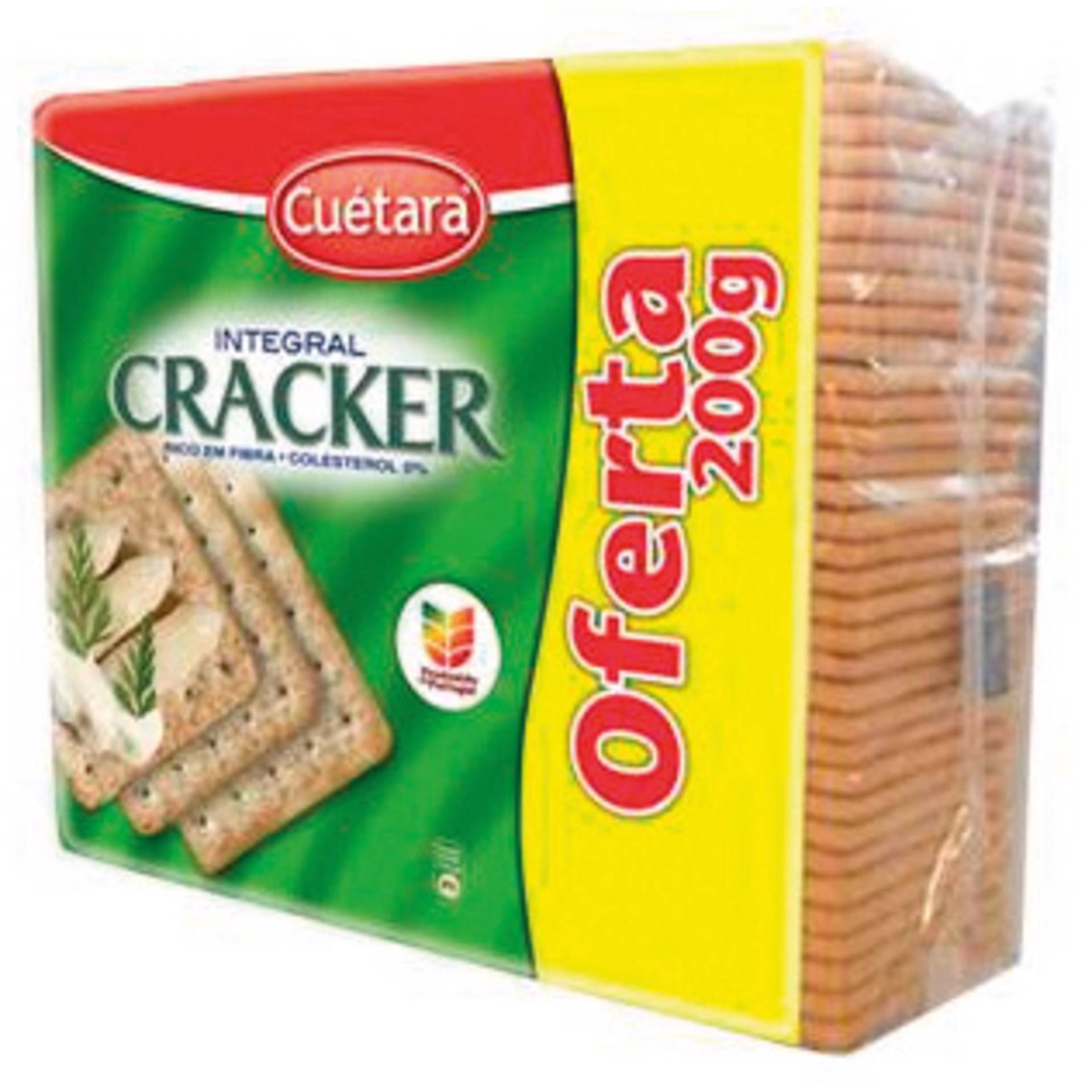 Bolachas Cream Cracker Integrais emb. 400 gr + 200 gr GRÁTIS (3 un