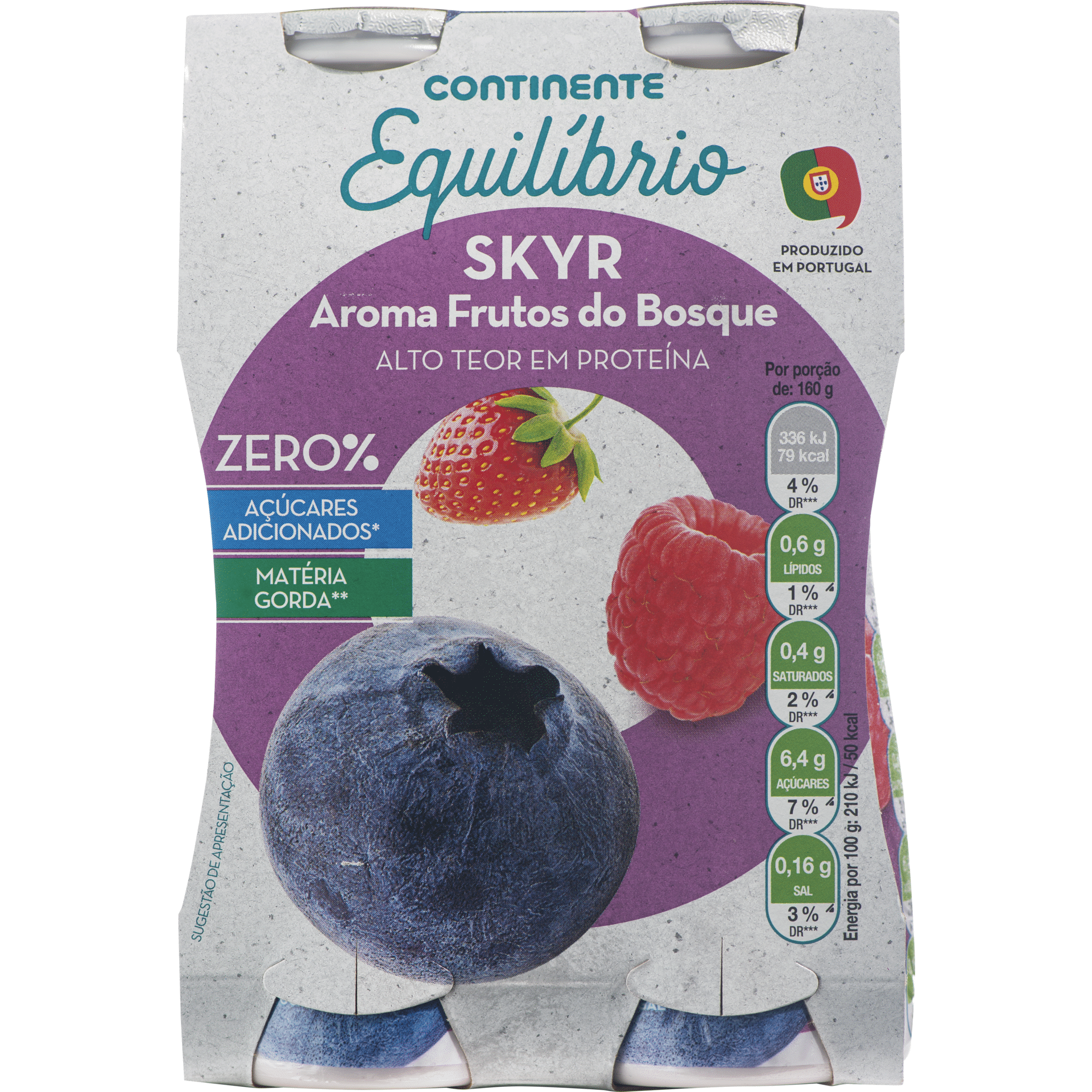 Iogurte L quido Skyr Magro Frutos Do Bosque Continente Equil brio Emb Iogurte L quido Skyr Magro Frutos Do Bosque Continente Equil brio Emb