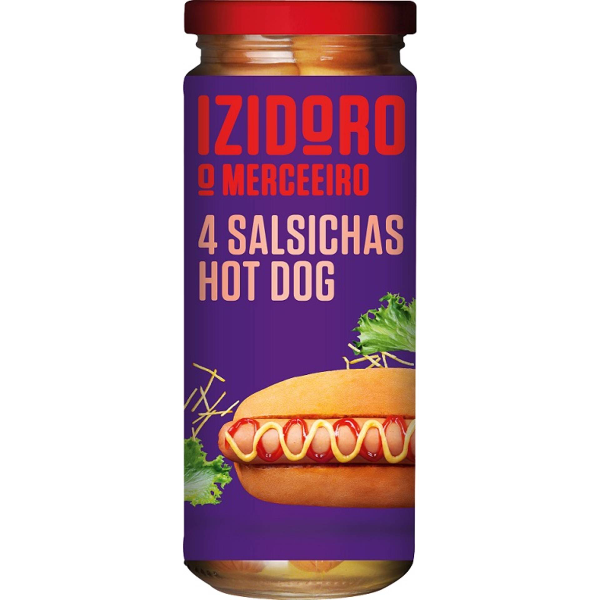 NOBRE Salsichas Hot Dog Frasco 4 un, SALSICHAS