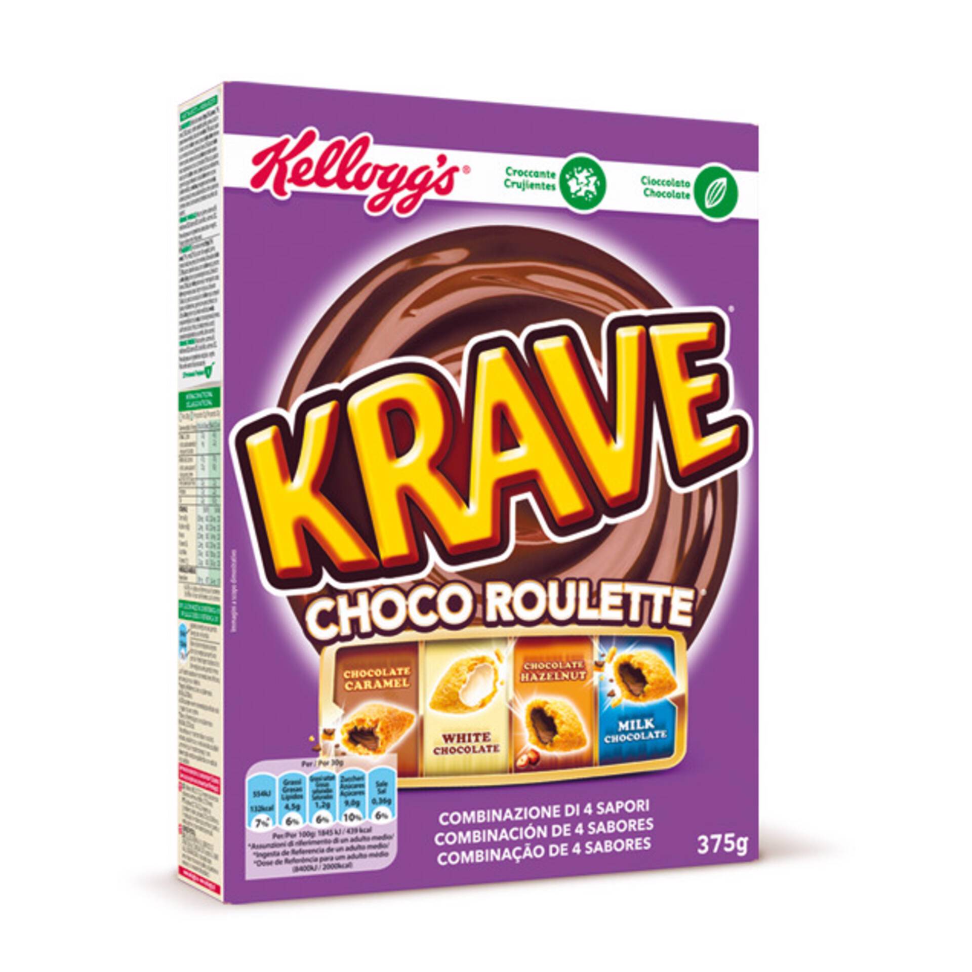 Cereais Krave Trésor Roulette Kellogg's Continente