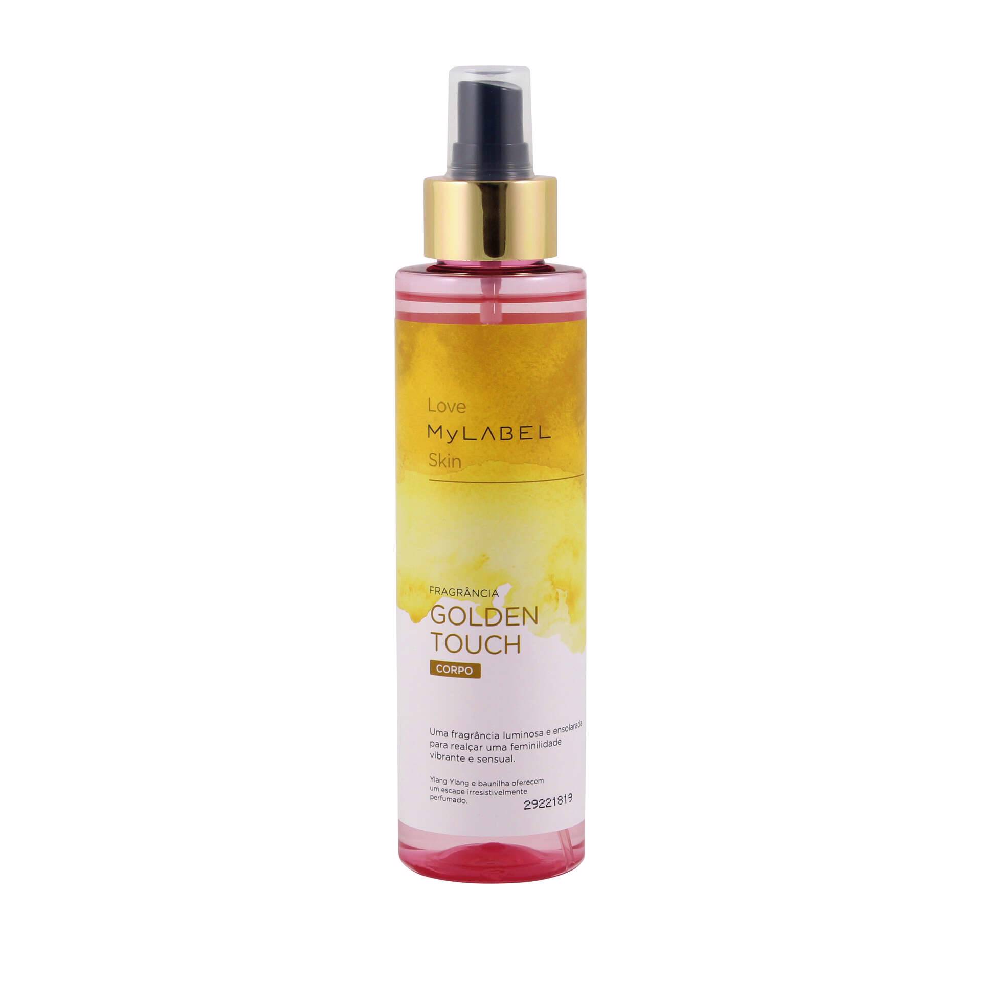 Perfume Senhora Body Mist Golden Touch MyLabel Continente Online